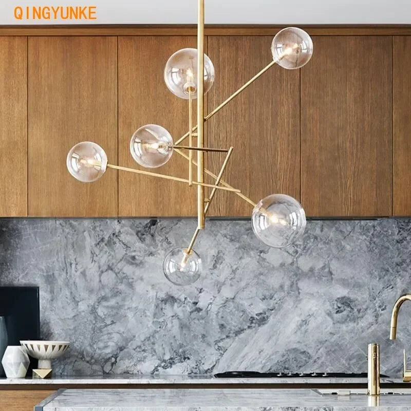 Modern glass pendant light for creative and elegant décor