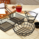 Stainless steel chips basket for fried foods