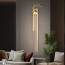 Chinese style copper wall light for indoor lighting