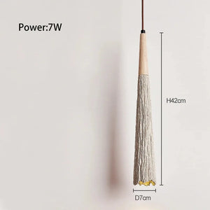 suspension led décorative en ciment pour éclairage moderne
