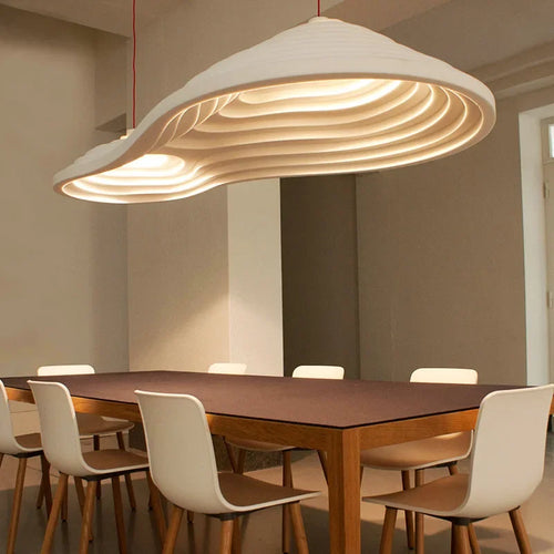 Nordic wabi sabi pendant light for creative bar and restaurant decor - vue 3 sur 7