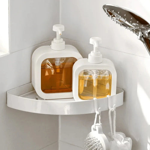 refillable soap dispenser for shower gel and portable lotion - vue 5 sur 7