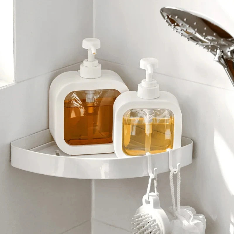 refillable soap dispenser for shower gel and portable lotion - vue 5 sur 7