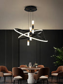 Modern round LED chandeliers for living room, dining room, kitchen island – pendant light fixture, home decor indoor lighting