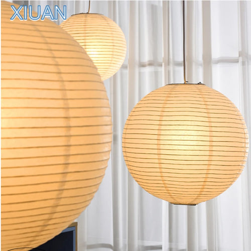Japanese style led suspension spheres for cafe decor - vue 4 sur 11