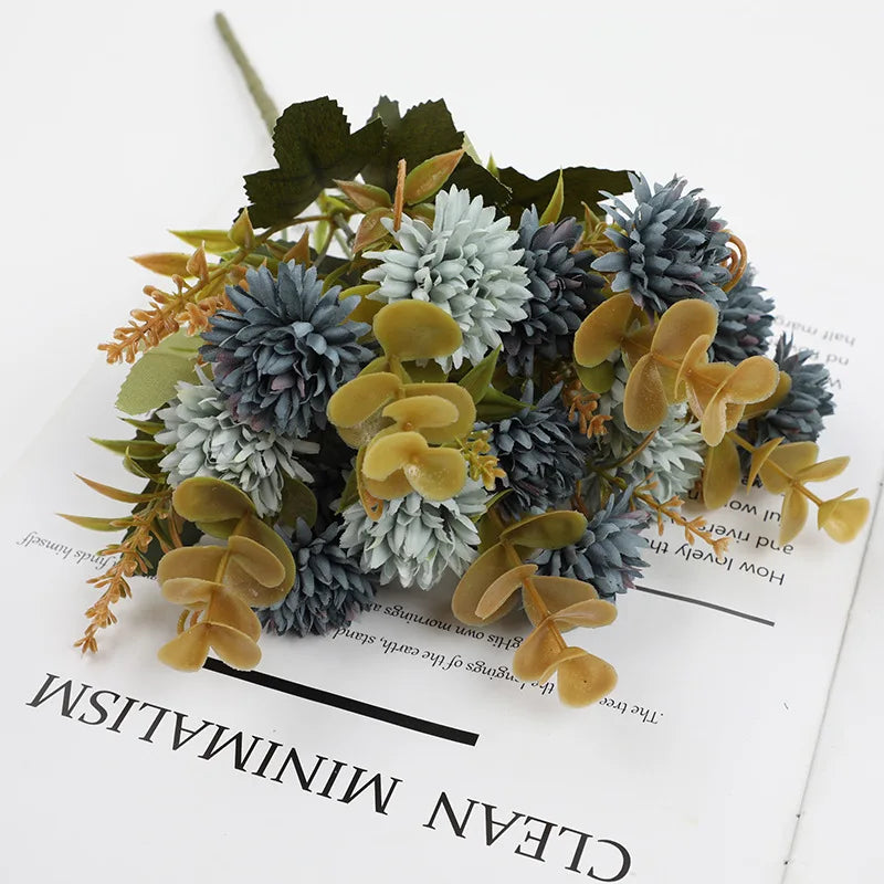 Decorative artificial flower bouquet for home and events - vue 5 sur 25