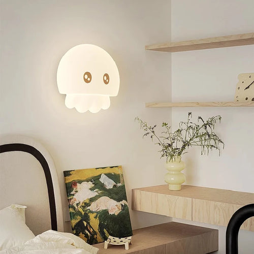 Cute octopus bedside lamp for children's room creative decor - vue 6 sur 9