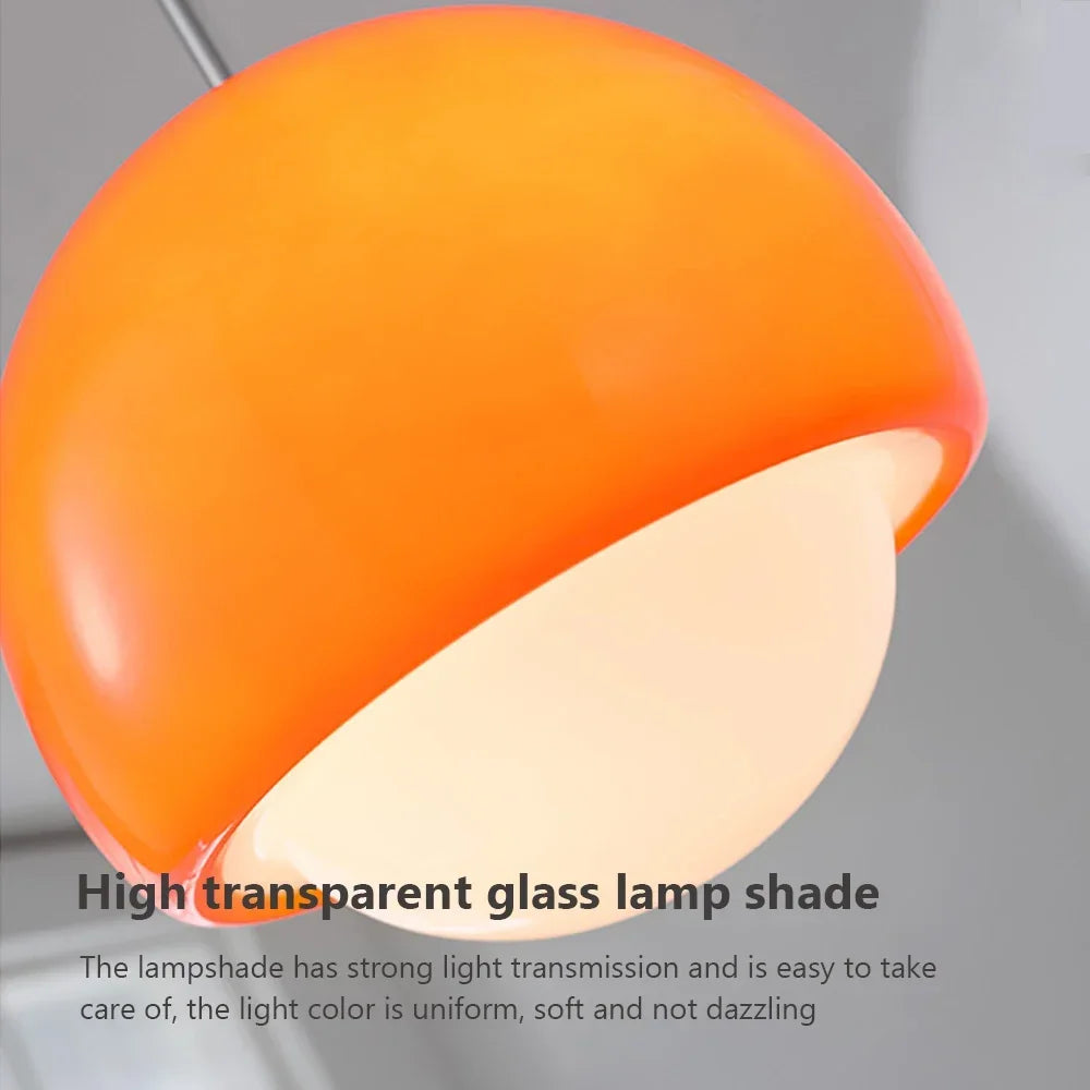 lampe suspendue nordique en verre pour intérieur décoratif - vue 6 sur 8