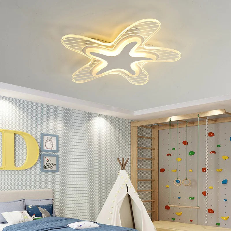 LED star ceiling light for decoration and interior lighting - vue 3 sur 12