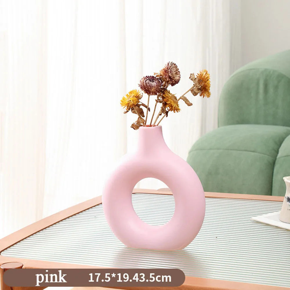 minimalist plastic vase for wedding decoration