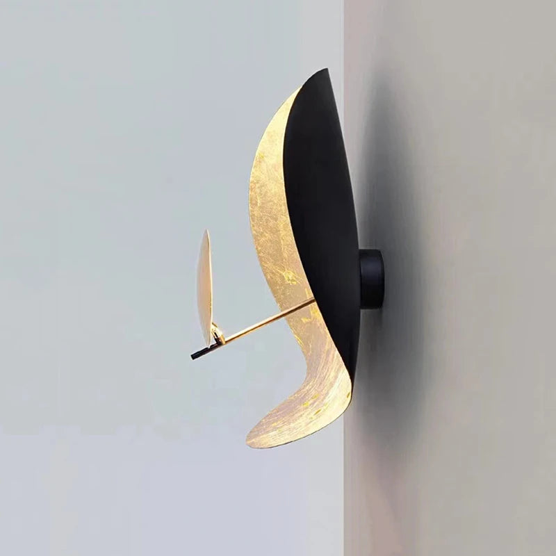 Scandinavian decorative leaf-shaped ceiling light for clothing store