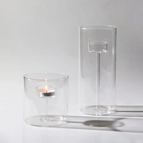 modern candle holder set for wedding decoration - vue 6 sur 9