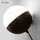 Nordic glass wall light for elegant interior decor