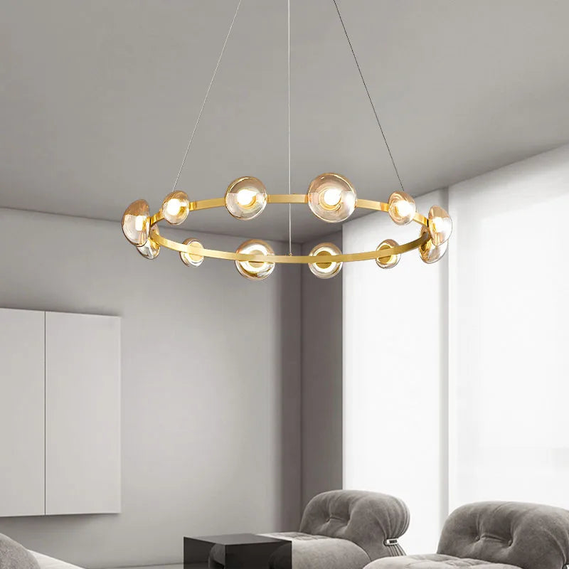 Glass pendant light for modern and elegant lighting