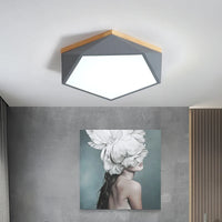 Simple modern geometric LED ceiling lights for lighting