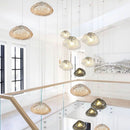 Nordic cloud blown glass pendant light for restaurant bar and home