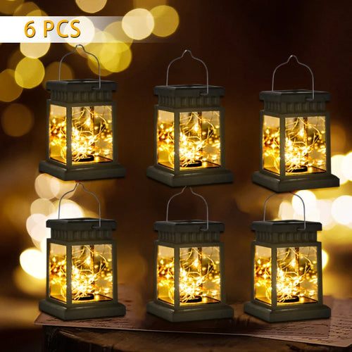Waterproof solar LED lantern for garden and outdoor - vue 10 sur 9