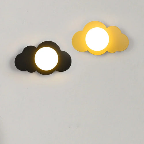 modern design cloud-shaped wall light for elegant interiors - vue 6 sur 10