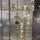 Italian designer glass pendant light for elegant interiors