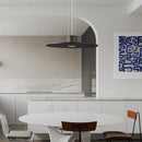 Minimalist adjustable height UFO LED pendant lamp