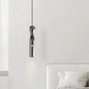 Adjustable modern glass LED pendant light for indoor use
