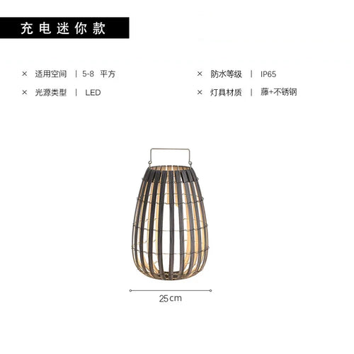 Waterproof solar floor lamp for garden and outdoor spaces - vue 12 sur 13