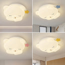 Cute nightcap bear children's ceiling light for bedroom, romantic warm nursery cartoon decor
