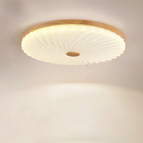 Creative log LED minimalist ceiling light - vue 4 sur 8