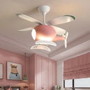 Helicopter ceiling fan LED light for children's bedroom