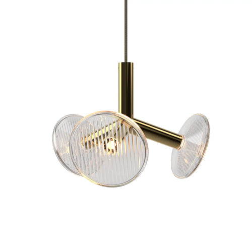 Postmodern glass chandelier American style for interior decoration - vue 14 sur 14