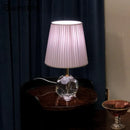Modern crystal table lamp for interior decor and lighting