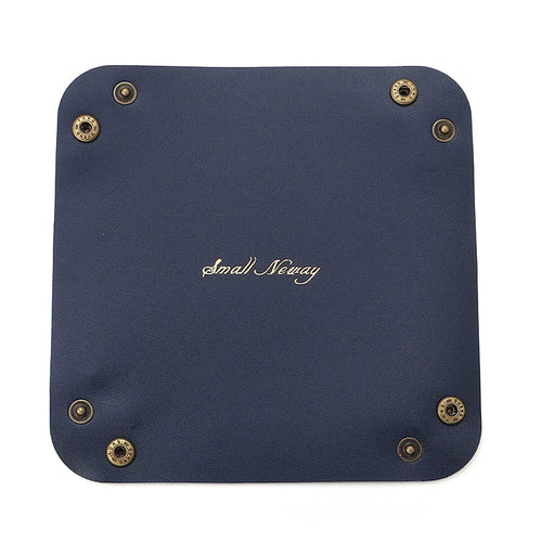 Foldable leather storage box for jewellery and accessories - vue 14 sur 14