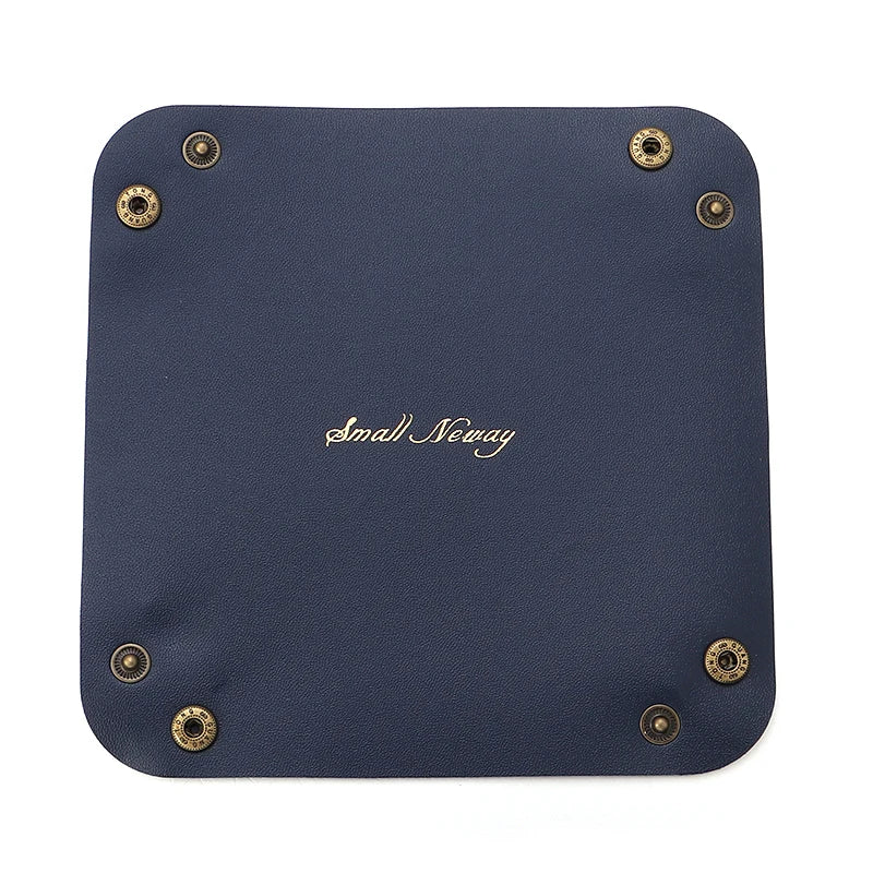 Foldable leather storage box for jewellery and accessories - vue 14 sur 14