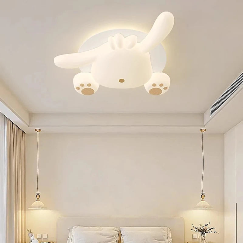 Modern animal children's chandelier shaped like a bear with claw - vue 3 sur 8