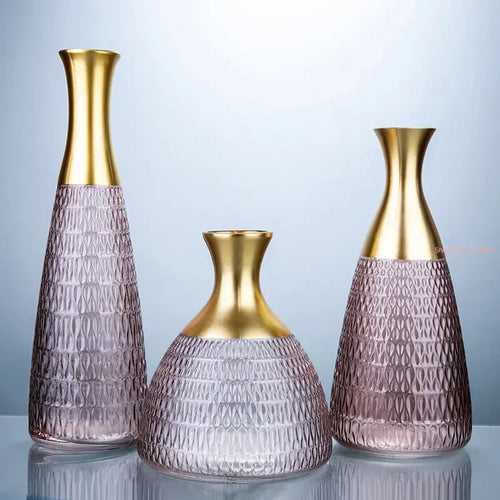 decorative glass vase for modern floral arrangements - vue 2 sur 16
