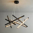 Modern rectangular LED pendant light with elegant design