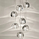 Modern Nordic crystal pendant light for elegant decoration