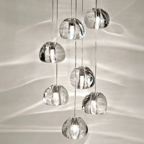 Modern Nordic crystal pendant light for elegant decoration - vue 2 sur 17