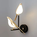 Led chandelier bird art loft original design decoration