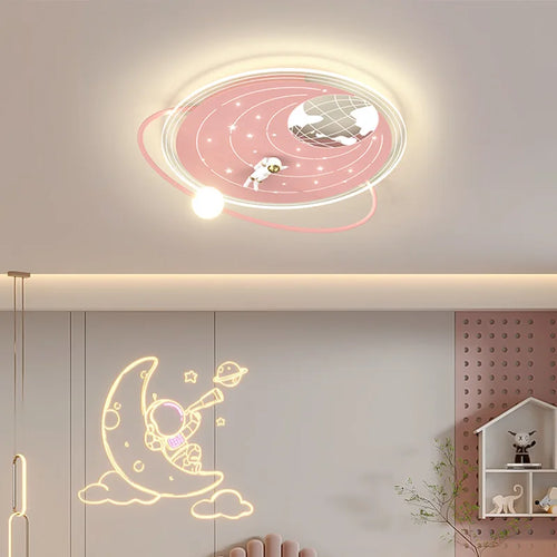 Modern creative LED ceiling light for children's bedroom - vue 2 sur 18
