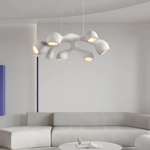 Japanese wabi-sabi pendant light for elegant interior decor - vue 2 sur 8