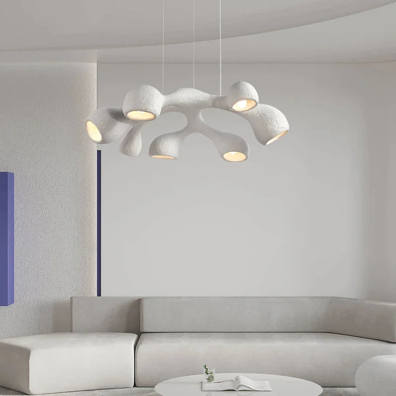 Japanese wabi-sabi pendant light for elegant interior decor