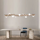 Artistic dimmable LED pendant chandelier