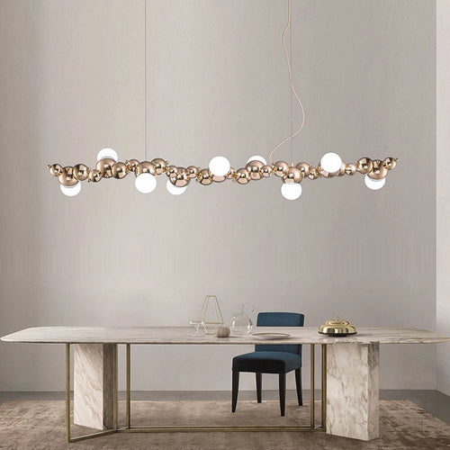 Artistic dimmable LED pendant chandelier - vue 2 sur 16
