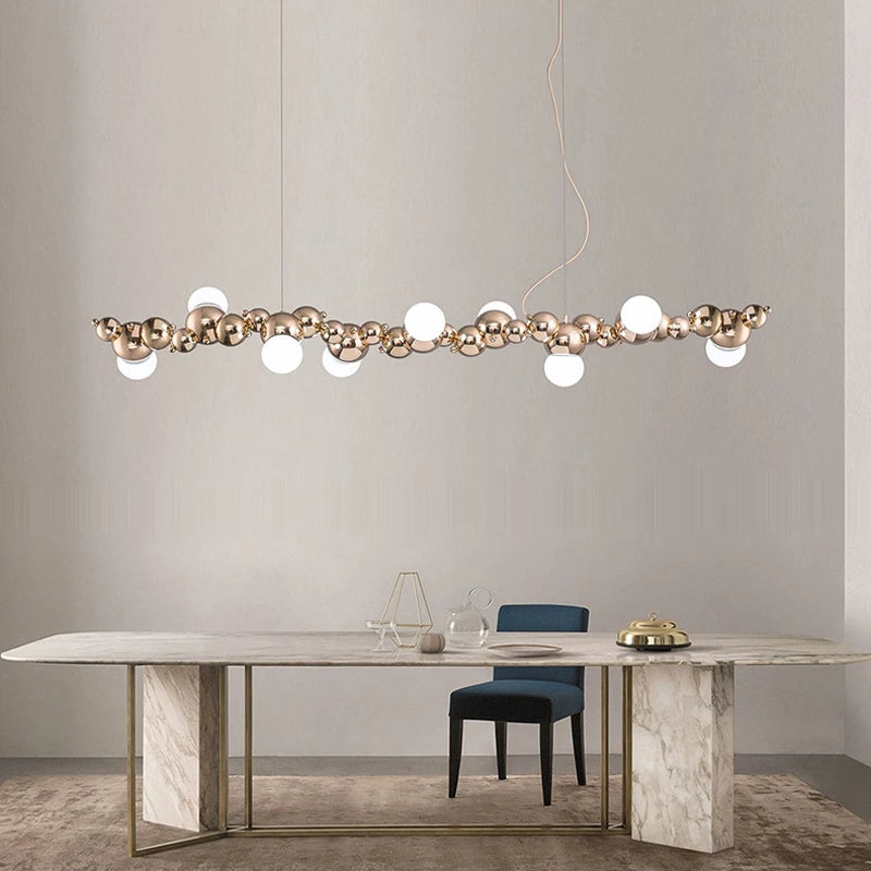 Artistic dimmable LED pendant chandelier - vue 1 sur 16