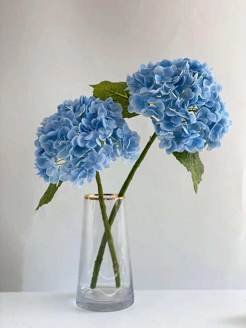 Artificial silk hydrangea bouquet for decoration and events - vue 2 sur 19