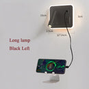 LED bedside wall lamp with USB port and rotary switch