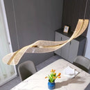 Modern spiral chandelier for hotels, bars and restaurants