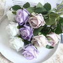 Artificial flannel flower for indoor and wedding decoration