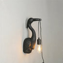 Modern nordic decorative small crane wall light